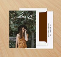 On An Arc Graduation Announcement - Set of 120-4245