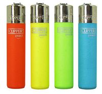 Clipper Mini Peach Lighter - 4 Pack