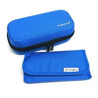 We We Insulin Cooler Travel Case Hard Shell Diabetes Cool Bag Waterproof Medication Insulated Cooling Bag with 3 Ice Packs (Blue)
