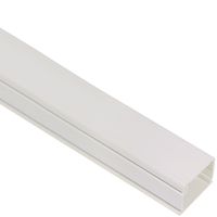 Raceway 1 1/4"W X 3/4"H X 6'L White