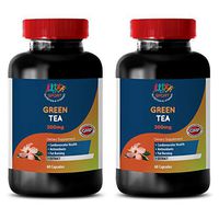 Weight Loss Energy Pills for Men - Green Tea Extract 300 Mg - Dietary Supplement - Green Tea Extract Capsules for Weight Loss - 2 Bottles 120 Capsules