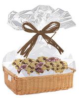 Clear Cellophane Basket Bags-30"x 40" Cello Bags for Basket, Gifts 12 Pack