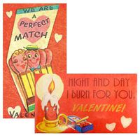 World Buyers Decorative Matches, 2 Boxes, Valentine Burn