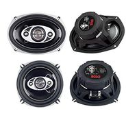 2)New Boss P694C 6x9" 800W + 2) Boss P554C 5.25" 300W 4-Way Car Coaxial Speakers