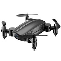 GuGio Mini Drone with HD Camera, App Control, One Key Start/Landing, Headless Mode, Pocket Drone for Beginner(Black)