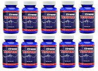 Xtreme Testrone Male Enhancement Increase Strength Stamina Endurance Potency Horny Goat Weed 60 Tablets Per Bottle (10 Bottles)