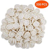 Cuttte (Approx. 330 PCS) Latex Finger Cots, Disposable Medium Fingertips Protector Finger Gloves Finger Covers