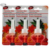 Pure Air Plug In Air Freshener Refill Hawaiian Mist 21ml (Pack of 3)