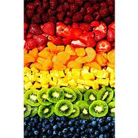 FeiFei66 1000 Piece Fruit Multicolor Jigsaws Puzzles for Adults Children- DIY Learning Educational Brain Teaser Interactive Wooden Puzzles,Family Birthday Gift Game Interesting Toys
