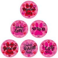 Puppies & Kittens Envelope Seals - Set of 24 (6 Designs) Sticker Seals on 8-1/2" x 11" Sheet