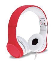 Nenos Kids Headphones Children's Headphones for Kids Toddler Headphones Limited Volume (Red)