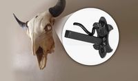 Skull Bracket Buffalo Bracket - European Skull Hanger Mount Kit for Buffalo and Cattle Sized Skulls - Worlds Strongest, Holds Over 100 Pounds - Available in Oil Rubbed Bronze - Made in USA