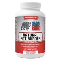 Hard Rhino Natural Fat Burner Capsules, 120 Vegetarian Capsules