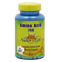 Nature's Life Amino Acid Tablets, 750 Mg, 60 Count