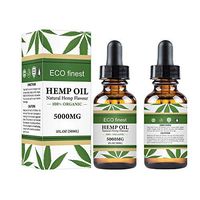 Hemp Seed Oil Drops 30ML 1 FI OZ Hemp Oil Extract All Natural Drops 100% Organic Non-GMO Rich in Omega.Used to Relieve Pain and Stress - Powerful Edible and Topical use 3,6,9 (30ml,5000mg)