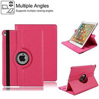 HuLorry iPad Pro 12.9" 2017 Case, Book Style Smart Folio Flip Cover Slim Sleeve 360 Degree Rotating Case Lightweight Rugged Protective Cover for 2015 1st Gen/2017 2nd Gen iPad Pro 12.9 inch