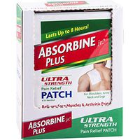 Absorbine Jr. Ultra Strength Pain Patch | Shoulder, Joint, Hip and Neck Pain Relief | Lasts Up to 8 Hours | 18 Count