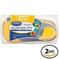 Dr. Scholl’s Custom Fit Orthotics CF 120 2-Pack Shoe Sole Insole Inserts