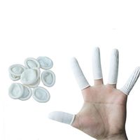 Wxnnx Disposable Latex Finger Cots, Art Latex Tissue Finger Cot, Rubber Fingertips Protective Finger Gloves
