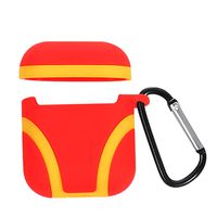 NANTE Accessories Cover Case for AirPods 2 & 1 Silicone Anti-lost Protection Shell with Ear Hook Protective Earphones Skin Covers (D)