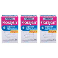 Florajen3 Digestion High Potency Refrigerated Probiotics | Restores Balance in Digestive System | for Antibiotic Side Effects | 90 Capsules