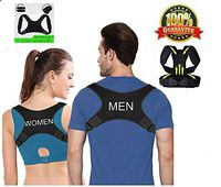 Posture Corrector for Men and Women - New Design - Adjustable Upper Back Brace for Clavicle Support and Providing Pain Relief from Neck, Back and Shoulder - USA Patented Design