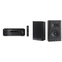 Yamaha R-S202BL Stereo Receiver  with JBL B15 Bookshelf Speakers