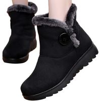 Hemlock Warm Snow Boots Women Flat Workout Booties Mid Calf Boots Ankle Boots Footwear Women Boots Ski Shoes