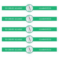 9.8 x 1.4 inches Sticker Labels Food Wrapping Sticker Decorative Baking Sealing Label 120pcs - 12