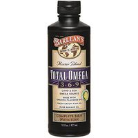 Barlean’s Total Omega Oil 3-6-9, Lemonade Flavor, 16-oz