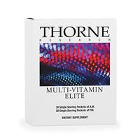 Thorne Research - Multi-Vitamin Elite Packets - A.M. and P.M. Formula to Support a High-Performance Nutrition Program - NSF Certified for Sport - 30 Single Serving Packets of AM and PM