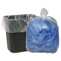 Classic Clear 242315C Clear Low-Density Can Liners, 7-10gal, .6mil, 24 x 23, Clear, 500/Carton