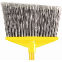 Rubbermaid Commercial 640-6375-GRAY Brute Broom -Gray W-Handle Flagged Po