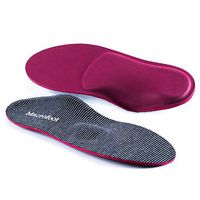 Orthotics Shoe Insoles/Inserts/Pads with High Arch Supports for Women&Men,Plantar Fasciitis Boot Insole Over Pronation Metatasus Insoles (Red, Mens 11-11 1/2 | Womens 13-13 1/2(11.61")(295MM))