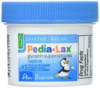 Fleet Fleet Pedia Lax Glycerin Suppositories For Ages 2 - 5 Years Children, 12 each (Pack of 2) by Fleet