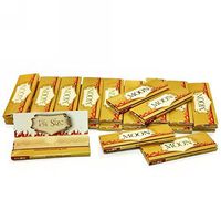 25×40 Sheets Moon Unbleached Cigarette Rolling Papers 1.25" 77mm