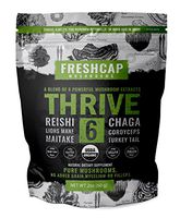 Thrive 6 Powerful Mushroom Extract Powder - USDA Organic - Lions Mane, Reishi, Cordyceps, Chaga, Turkey Tail, Maitake -60g- Supplement - Add to Coffee/Tea/Smoothies– Real Fruiting Body–No Fillers