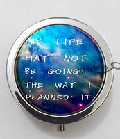 BlackKey My Life May Not Be Going the Way I Planned it 3-Compartment Decorative Pocket Gift Box Case Organizer for Pill, Color 1 -1089