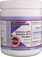 Kirkman Calcium with Vitamin D-3 Powder - Flavored - New, Improved Formula! | 454 gm/ 16 oz