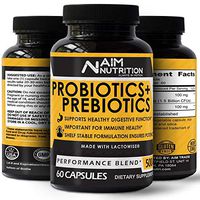 Daily Probiotics & Prebiotics Capsules - 1.5 Billion CFUs - Ultimate Supplement for Gut Restoration & Healthy Digestion Function - 60 Day Supply