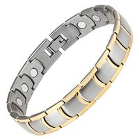 Titanium Magnetic Therapy Bracelet for Arthritis Pain Relief Size Adjusting Tool and Gift Box Included By Willis Judd