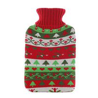 Christmas Washable Soft Cover Fashion Safe Hot Water Bottle Bag-A01