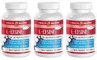 L-lysine - L-LYSINE 1000MG - facilitate Calcium Absorption (3 Bottles)