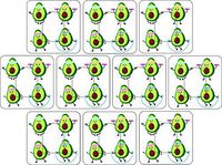 Omnipod Adhesive Patch Precut Avocado Design Adhesive Patches with Split Backing, Easy to Apply x 10 Pack