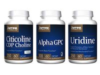 Jarrow Formulas Supplement Bundle (3 Items) – CDP Choline + Alpha GPC + Uridine