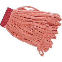 HUBERT Microfiber Large Looped End Mop with 5"W Headband Orange 3 Per Pack