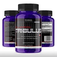 Ultimate Nutrition Tribulus Terrestris for Men - Testosterone Booster and Estrogen Blocker – Ultra Potent 45% Steroidal Saponins – Natural Endurance, Strength, and Stamina Booster, 750mg, 90 Capsules