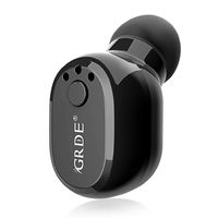 Wireless Earbud, Dostyle V4.1 Mini Wireless Bluetooth Headphones with Mic Invisible Car Bluetooth Headset with 6-Hours Playtime Compatible for Samsung and Android Phones (1 Pcs, 1 Magnetic Charger)