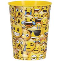 Emoji Emoticons Children's Birthday Party 16oz Plastic Favor Cup (4)