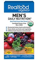 Country Life Realfood Organics Men's Daily Nutrition, 120 Tablets, Wholefood Multi-Vitamins and Minerals Supplement, Easy to Swallow, Non-GMO, Gluten-Free